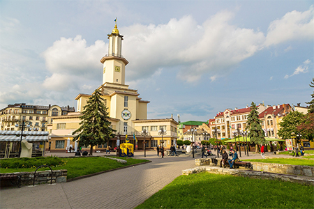 City Hall of Ivano-Frankivsk, Ukraine