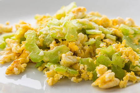 Stir Fried Bitter Gourd with Egg