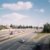 Car Travelling On Road, Calgary, AB, Canada