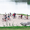 Group of Cyclists