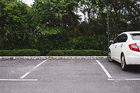 Car park in public parks