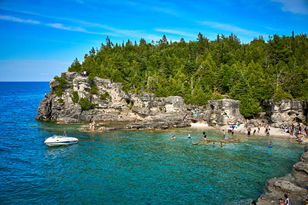 The Grotto Tobermory Bruce Peninsula National Park Ontario Canada