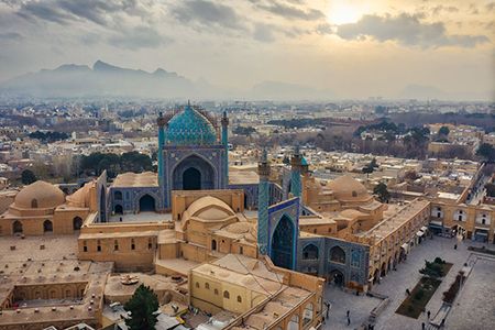 Naqsh-e Jahan Square in Isfahan, Iran