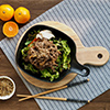 Korean traditional food beef bulgogi