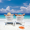 Couple on a tropical beach