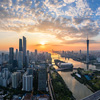 Aerial view of urban landscape in guangzhou, China