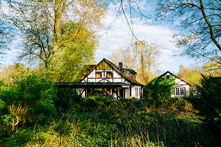 Old houses in the countryside