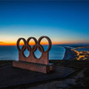 Olympic Symbol Landmark in Portland