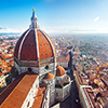 View of the Cathedral Santa Maria del Fiore in Florence, Italy