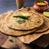 a stuffed flatbread from the Afghan cuisine