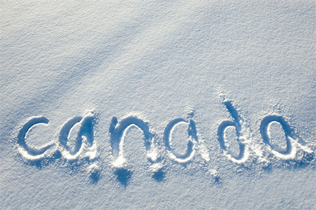 Winter written on snow