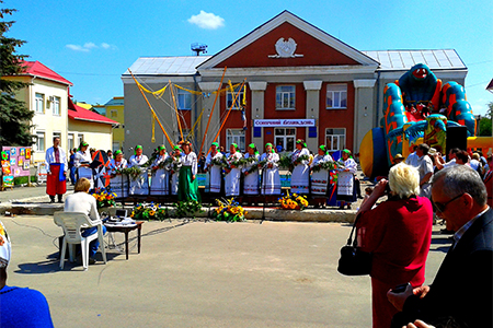 UKRAINIAN ORTHODOX EASTER CELEBRATION IN TOWN OF BAR VINNYTSIA REGION STATE OF UKRAINE