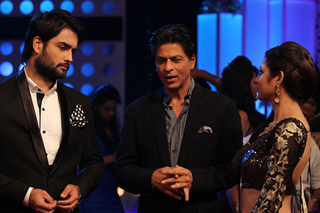 Vivian Dsena, Drashti dham and Shahrukh Khan