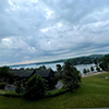 view of resort and lake