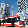 Tram and streetcar in Toronto, Ontario, Canada