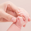 Baby Hand, Mother Hold New Born Child