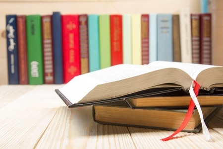 stack of books