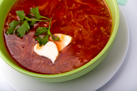 bowl of borscht