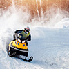 Snowmobile rider 