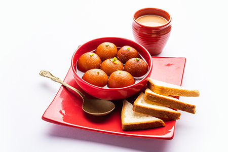 Bread Gulab Jamun is an instant and easy dessert recipe from India