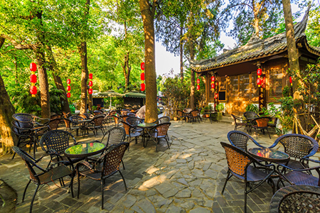 Chengdu old tea house