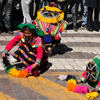 Dancers during a festival in Cusco, Peru